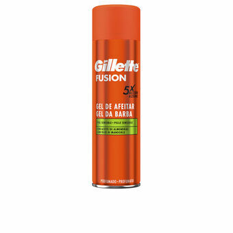 Parranajogeeli Gillette Fusion herkkä iho 200 ml