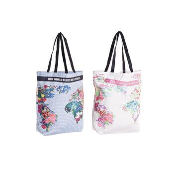 Naisten Käsilaukku DKD Home Decor Polyesteri Nylon Tiivis 2 osaa Tote bag (43 x 15 x 66 cm)