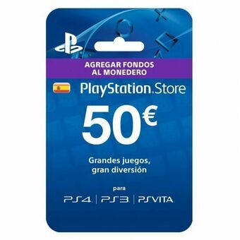 Onnittelukortti Sony PlayStation Network Card (50 Euro)