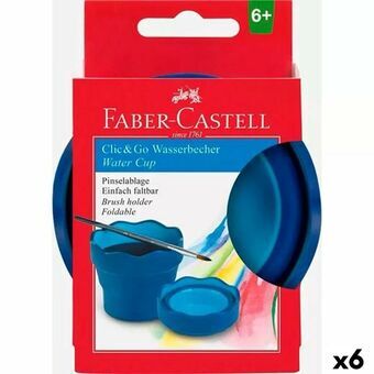 Lasi Faber-Castell Clic & Go Taitettava Sininen (6 osaa)