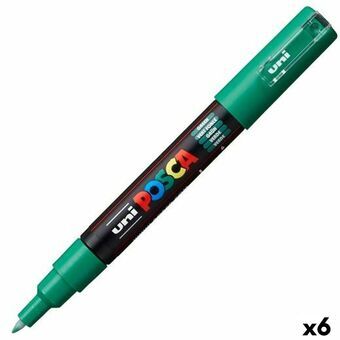 huopakärkiset kynät POSCA PC-1M Vihreä (6 osaa)