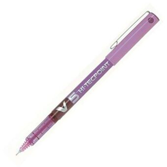 Liquid ink ballpoint pen Pilot Roller V-5 Violetti 12 osaa