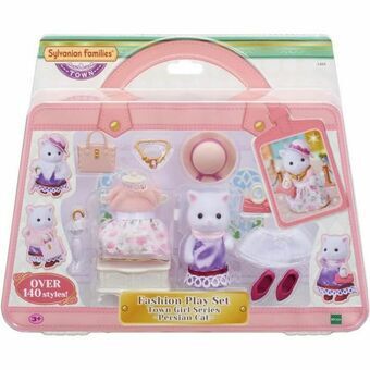 Nivelletyt hahmot Sylvanian Families The Fashion Suitcase And Big Sister Persian Cat