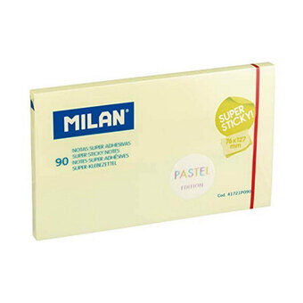 Muistio Milan Pastel Keltainen Itseliimautuvat (76 x 127 mm)