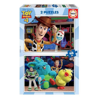 2 palapelin setti   Toy Story Ready to play         48 Kappaletta 28 x 20 cm  