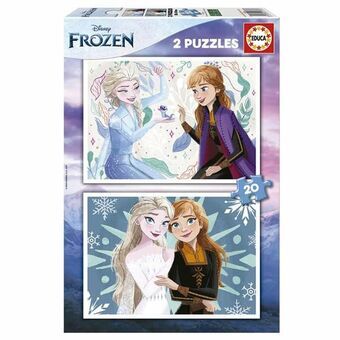 2 palapelin setti Frozen 20 Kappaletta