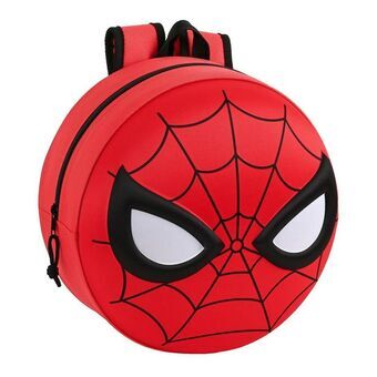 3D Lasten laukku Spiderman 642267358 Musta Punainen 31 x 31 x 10 cm