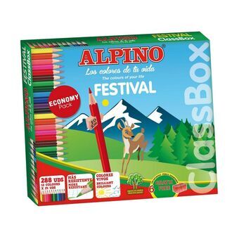 Värikynät Alpino Festival 288 osaa Monivärinen