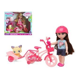 Nukke ja lemmikki Dream Bicycle Pinkki