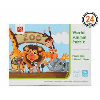Palapeli Zoo 16 x 12 cm 24 Kappaletta
