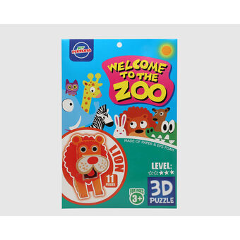 3D-palapeli Zoo Leijona 27 x 18 cm 11 Kappaletta