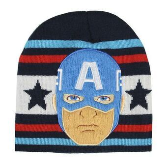 Lasten hattu Captain America The Avengers Laivastonsininen (Yksi koko)
