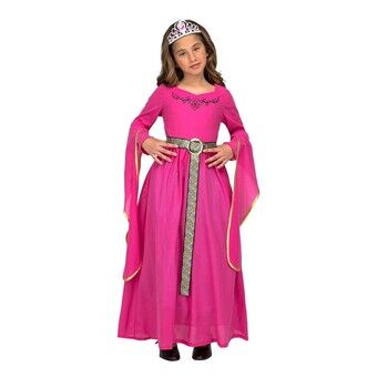 Lasten asut My Other Me Pinkki Keskiaikainen prinsessa 5-6 vuotta