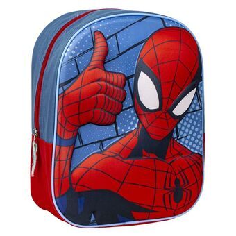 3D Lasten laukku Spider-Man Punainen Sininen 25 x 31 x 10 cm