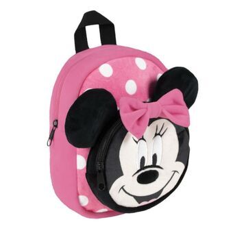 Koululaukku Minnie Mouse Pinkki 18 x 22 x 8 cm