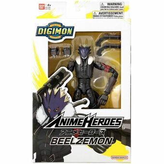 Figuuri, jossa liikkuvat raajat Digimon Anime Heroes - Beelzemon 17 cm
