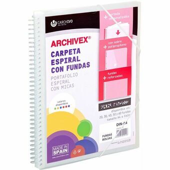 Järjestelykansio Carchivo Archivex-Star Läpinäkyvä A4