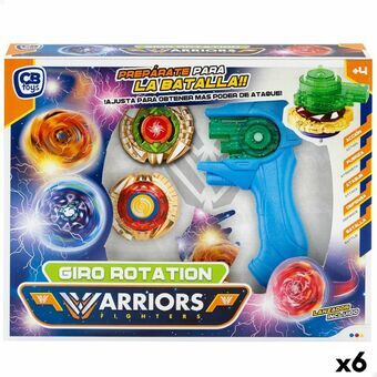 Set of spinning tops Colorbaby Warriors Fighters 6 osaa