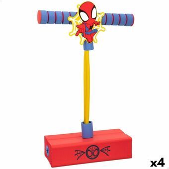 Pomppukeppi Spiderman Punainen Lasten 3D (4 osaa)