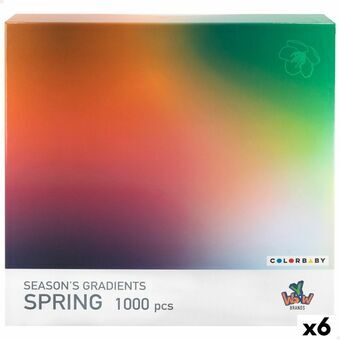 Palapeli Colorbaby Season\'s Gradients Spring 68 x 50 cm (6 osaa)