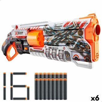 Tikkapyssy Zuru X-Shot Skins Lock Blaster 57 x 19 x 6 cm 6 osaa