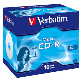 CD-R Verbatim Music 10 osaa 80\' 700 MB 16x (10 osaa)