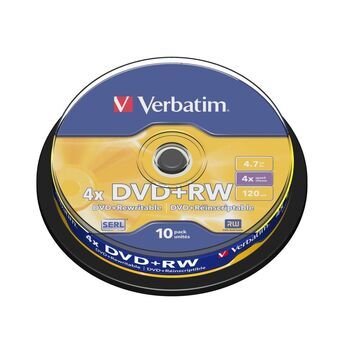 DVD-RW Verbatim    10 osaa 4x 4,7 GB