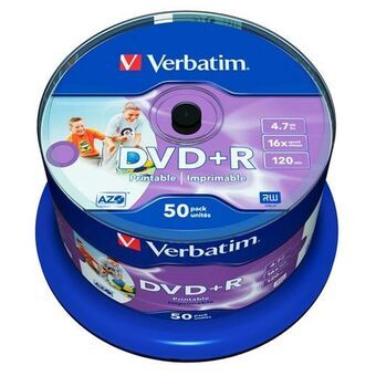 DVD-R Verbatim    50 osaa 4,7 GB 16x (50 osaa)