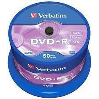 DVD-R Verbatim    50 osaa 16x 4,7 GB