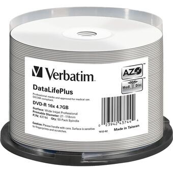 DVD-R Verbatim DataLifePlus 50 Kappaletta