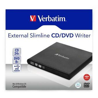 Ulkoinen tallennin Verbatim Slimline CD/DVD