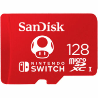 Micro SD -Kortti SanDisk SDSQXAO-128G-GNCZN Rojo/Blanco Punainen 128 GB Micro SDXC