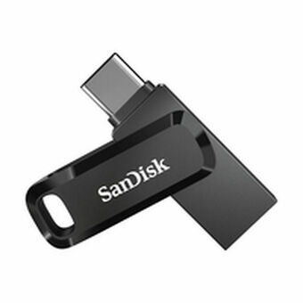 USB-tikku SanDisk SDDDC3-128G-G46 Musta Musta/Hopeinen 128 GB