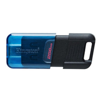USB-tikku Kingston DT80M/256GB Avaimenperä Sininen Musta/Sininen 256 GB