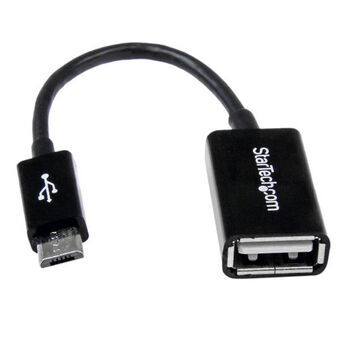 Kaapeli Micro USB Startech UUSBOTG              USB A Micro USB B Musta