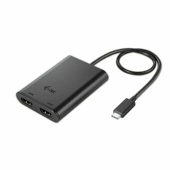 USB-C - HDMI kaapeli i-Tec C31DUAL Musta 4K Ultra HD