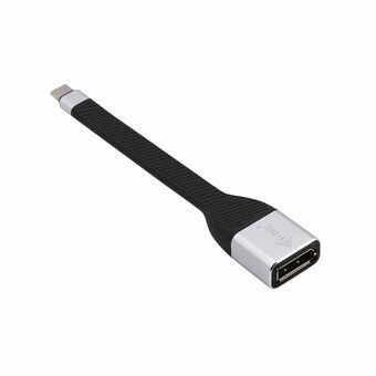 USB C - DisplayPort Adapteri i-Tec C31FLATDP60HZ        Musta