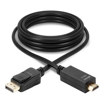 DisplayPort - HDMI Adapteri LINDY 36924 Musta