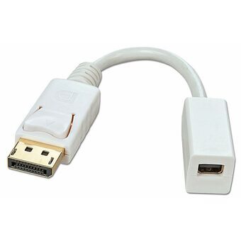 Mini DisplayPort -DisplayPort Adapteri LINDY 41060 Valkoinen