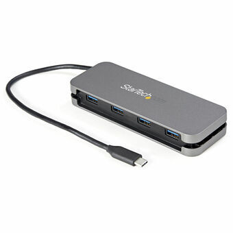 USB-keskitin Startech HB30CM4AB Musta/Harmaa
