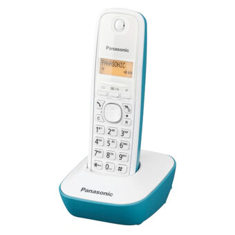 Langaton puhelin Panasonic Corp. KX-TG1611SPC DECT Valkoinen Turkoosi Meripihka