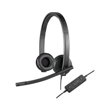 On-Ear- kuulokkeet Logitech H570e Musta