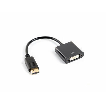 DisplayPort - DVI Adapteri Lanberg AD-0007-BK Musta 10 cm