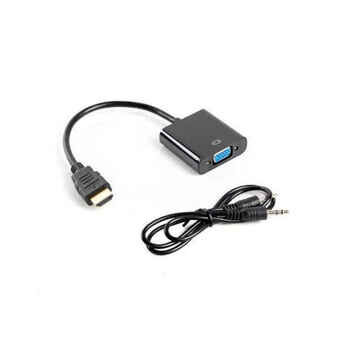 HDMI - VGA Adapteri Lanberg AD-0017-BK Musta