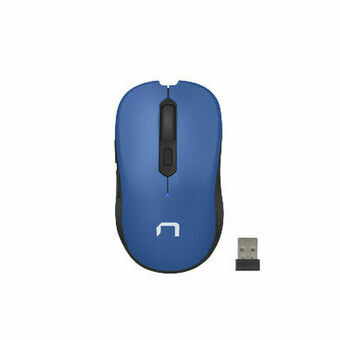 Langaton hiiri Natec NMY-1651 1600 dpi Sininen Monivärinen Musta/Sininen
