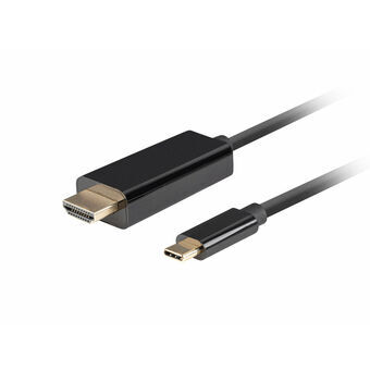 USB C - HDMI kaapeli Lanberg CA-CMHD-10CU-0030-BK