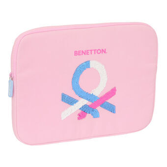 Kannettavan suojus Benetton Pink Pinkki 15,6\'\' 39,5 x 27,5 x 3,5 cm