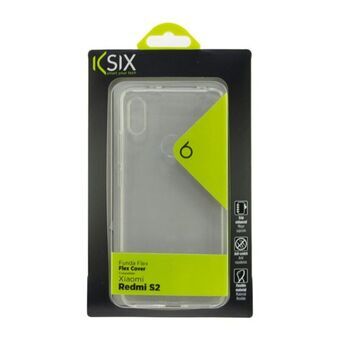 Puhelinsuoja Xiaomi Redmi Note S2 KSIX Flex TPU Läpinäkyvä