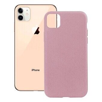 Puhelinsuoja iPhone 12 Pro KSIX Eco-Friendly - Pinkki