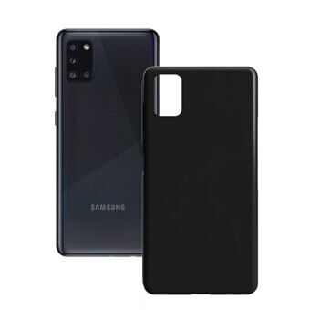 Puhelinsuoja Samsung Galaxy A31 Contact Silk TPU Musta